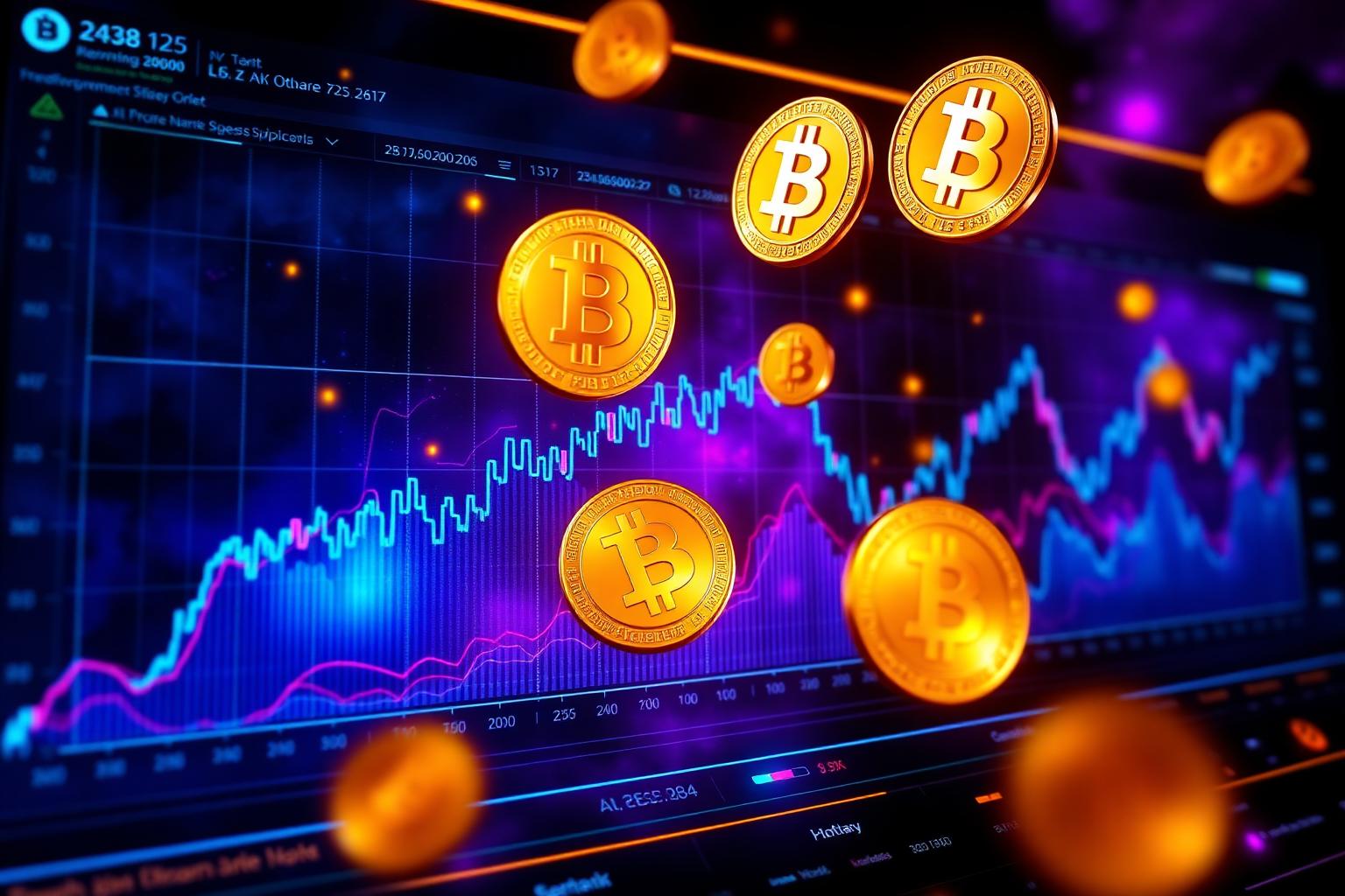 Premium cryptocurrency dashboard with live charts